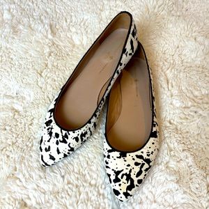 Cow Print Flats
